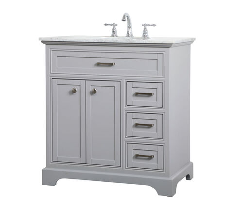 Americana Single Bathroom Vanity – Elegant Lighting