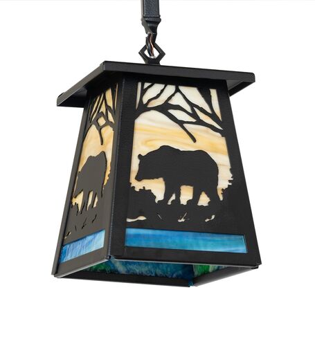 Bear At Dawn One Light Mini Pendant – Meyda Tiffany