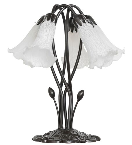 White Five Light Table Lamp – Meyda Tiffany