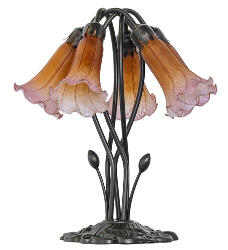 Amber/Purple Five Light Table Lamp – Meyda Tiffany