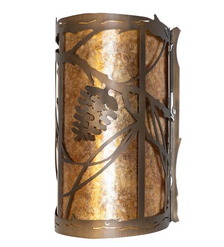 Whispering Pines Two Light Wall Sconce – Meyda Tiffany