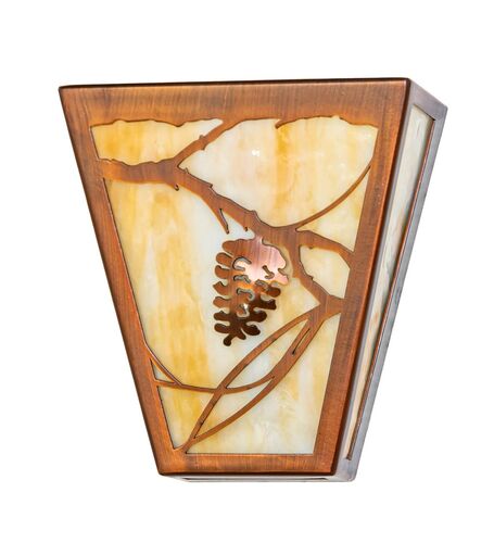 Whispering Pines Three Light Wall Sconce – Meyda Tiffany