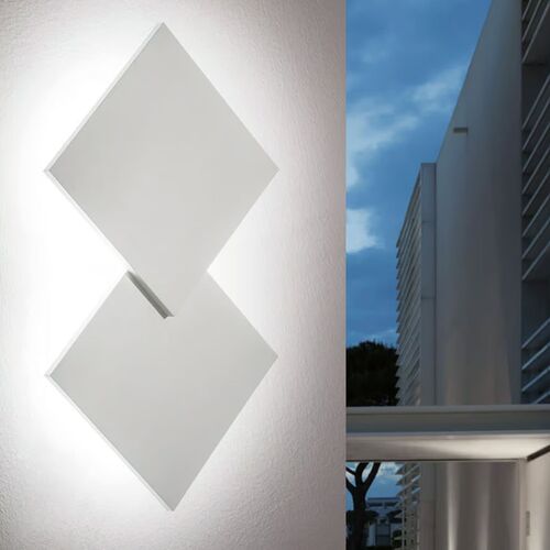 Puzzle Double Outdoor Square Wall Light – Lodes