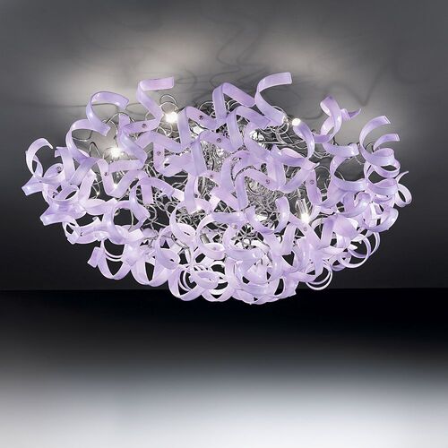 Unique Lilac Ceiling Lamp – Metal Lux